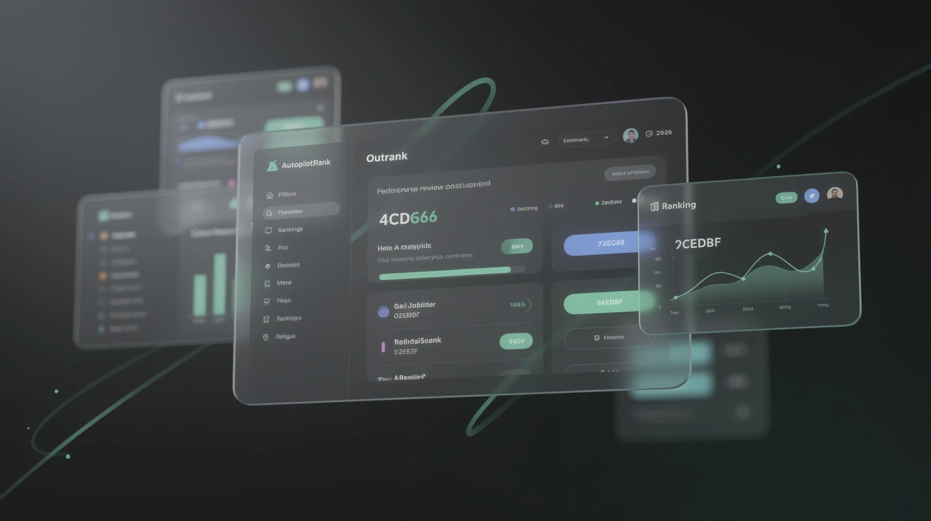 Abstract Outrank feature review dashboard