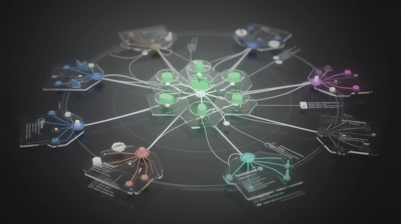 Abstract semantic SEO entity map